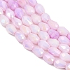Anti-Tarnish Electroplate Glass Beads Strands GLAA-T025-13A-05-4
