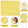 34 Sheets Self Adhesive Gold Foil Embossed Stickers DIY-WH0509-009-3