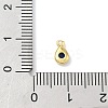 Brass Micro Pave Cubic Zirconia Charms KK-G548-20G-02-3