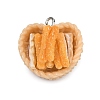 Opaque Resin Pendants RESI-S016-01E-1