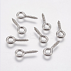 Tarnish Resistant 304 Stainless Steel Screw Eye Pin Peg Bails LS-STAS-I097-077B-1