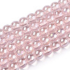 Electroplate Transparent Glass Beads Strands LS-GLAA-T032-T4mm-AB10-1