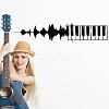Translucent PVC Self Adhesive Wall Stickers STIC-WH0015-335-1