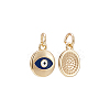 10Pcs Brass Enamel Charms KK-BC0013-91-7