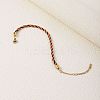 Twisted Nylon Cord Bracelets for Women BJEW-V007-01G-02-1