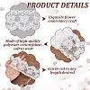 7.5 Yards Milk Fiber Embroidery Flower Lace Trim OCOR-GO0001-19-3