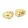 PVD Vacuum Plating 304 Stainless Steel Pendants STAS-F287-36G-3