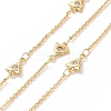 Clear Cubic Zirconia Triangle Link Chains CHC-SZ0001-59-1