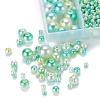 497Pcs 5 Style Rainbow ABS Plastic Imitation Pearl Beads OACR-YW0001-07E-6