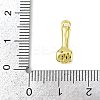 Brass Pave Clear Cubic Zirconia Pendants KK-L238-10G-3