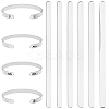 304 Stainless Steel Bangle Blank Strips MAK-WH0016-02B-P-1