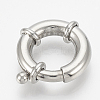 Tarnish Resistant 304 Stainless Steel Spring Ring Clasps STAS-T033-04-2