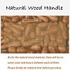 DIY Wood Wax Seal Stamp AJEW-WH0131-232-3