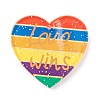 Rainbow Theme Acrylic Pendants MACR-U003-01B-1