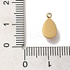 Natural Labradorite Teardrop Charms STAS-B074-04G-03-3