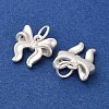 Fine Silver Bowknot Charms STER-A047-03MS-2