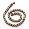 Electroplate Non-magnetic Synthetic Hematite Bead Strands G-F300-25-F06-2