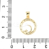 Brass Micro Pave Cubic Zirconia Pendants KK-D357-16A-G-3