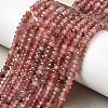 Natural Strawberry Quartz Beads Strands G-G343-A08-2x4mm-1