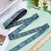 Ethnic Style Embroidery Polyester Ribbons OCOR-WH0109-042B-02-4