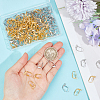 SOFPLATE 200Pcs 2 Colors Brass Leverback Earring Findings KK-SP0001-03-3