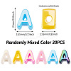 20Pcs UV Plating Opaque Acrylic European Beads OACR-TADJ0001-16A-3