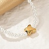 Plastic Imitation Pearl Beads Bracelets for Women BJEW-M056-10G-01-2