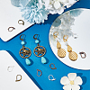 200Pcs 5 Colors Brass Leverback Earring Findings KK-SP0001-01-4