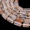 Natural Hematoid Quartz/Ferruginous Quartz Beads Strands GG-CBA5B6F-E02-01-3