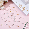 304 Stainless Steel Stud Earring Findings EJEW-SP0001-17K-4