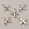 Tibetan Style Alloy Charms FIND-CJC0017-32C-AS-1