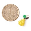 Handmade Glass Seed Beaded Pear Pendants PALLOY-MZ00486-2