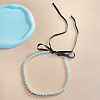 8mm Plastic Pearl Round Beaded Necklaces for Women WH-WG536FD-01-1