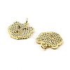 Rack Plating Real 18K Gold Plated Brass Pendants KK-B077-09G-2