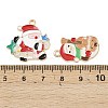 Christmas Alloy Enamel Pendants ENAM-G234-01H-4