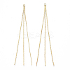 Brass Coreana Chain Tassel Big Pendants X-KK-R129-04-1