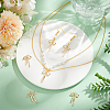 8Pcs Brass Micro Pave CLear Cubic Zirconia Pendant
s FIND-BC0013-56-5