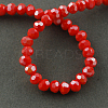 Electroplate Glass Beads Strands EGLA-R018-4mm-3-1