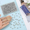 400Pcs CCB Plastic Tube Bails CCB-SC0001-28P-3