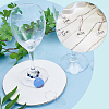 100Pcs Transparent Acrylic Pendants OACR-SC0002-99A-7