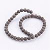 Natural Pyrite Beads Strands G-P303-03-4mm-8-2
