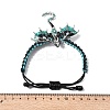 Pterosaur Alloy Enamel & Rhinestones Link Bracelets BJEW-A165-01C-5