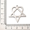 Non-Tarnish 304 Stainless Steel Pendants STAS-B054-07P-3