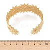 304 Stainless Steel Cuff Bangles for Women BJEW-P364-01A-G-3