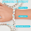 3 Yards Glass Rhinestone Chains DIY-DR0002-10E-3