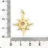 Brass Micro Pave Cubic Zirconia Pendants KK-K302-09G-3