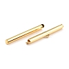 304 Stainless Steel Slide On End Clasp Tubes LS-STAS-C044-08F-G-3