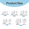 100Pcs 5 Styles Opaque Acrylic Beads MACR-TADJ0001-12H-5