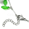 Brass Bar Link Chains Charm Bracelets BJEW-JB11524-01-4
