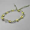 Polyester Artificial Rose Garland Headbands Hair Vine AJEW-WH20019-03E-2